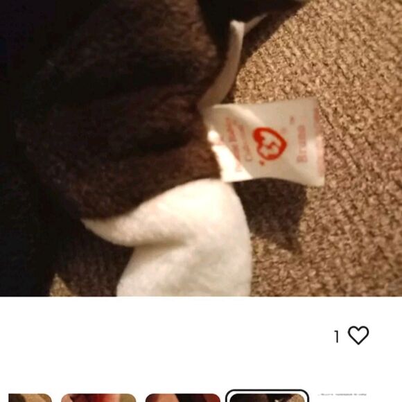 Ty Beanie Baby Bruno RARE- Retired 1997 TAG ERRORS- Collectible - Picture 5 of 5